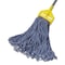 Rubbermaid Commercial universal Looped-End Wet Mop, Blue, Cotton/Synthetic, PK12 FGE23800BL00 - alternate 3